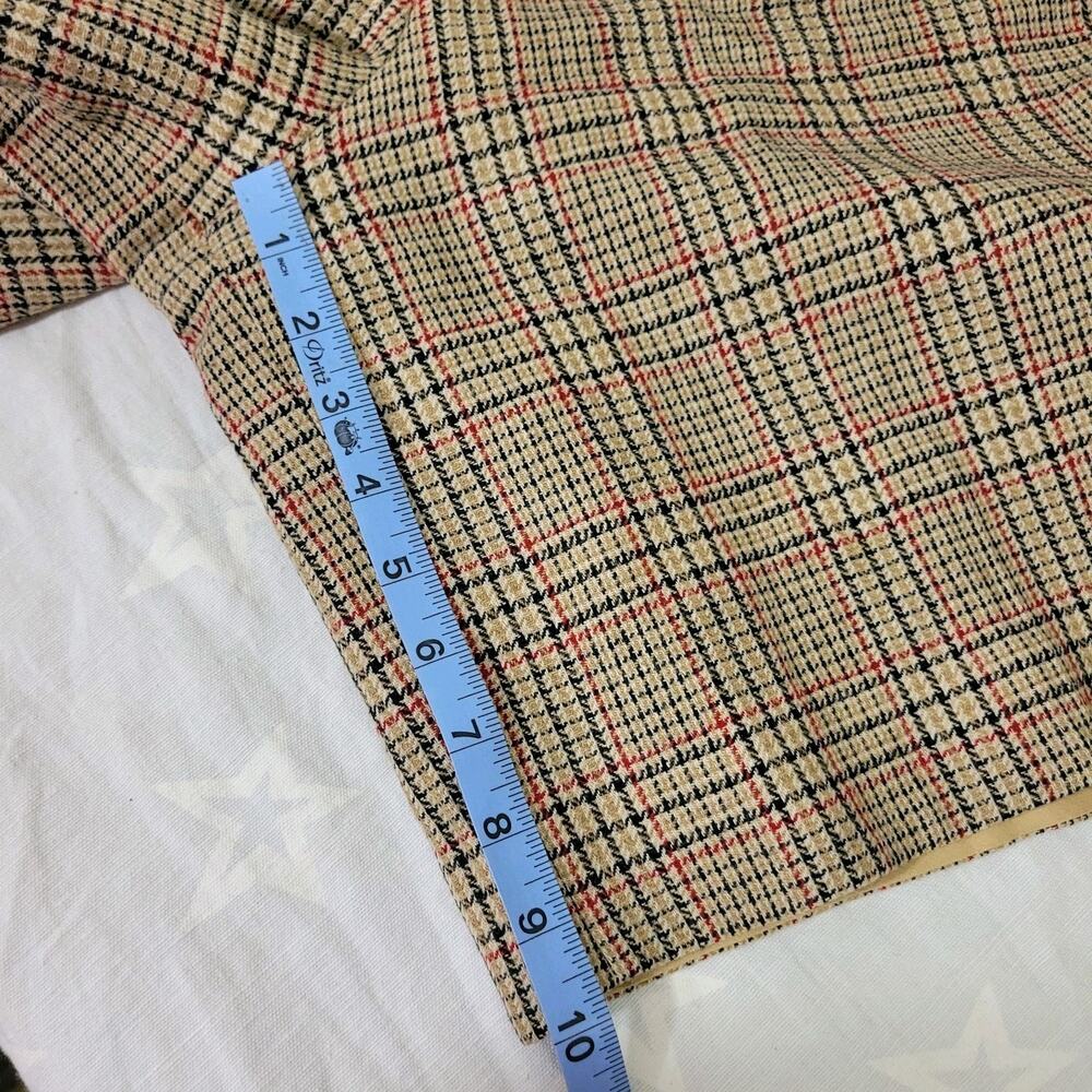 Vintage Pendleton Classic 2 Piece Set Size 10 - Wool Plaid Vest + Pleated Shorts - Picture 10 of 11